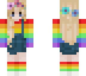 rainbow girl