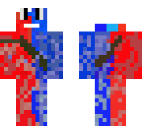 red and blue