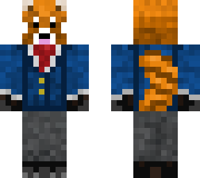 stylish red panda