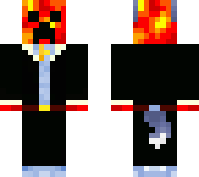 wolf hybrid / blue bats skin for prestonplayz