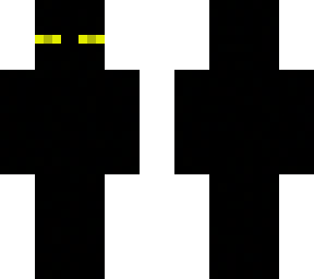 a yellow-eyed enderman