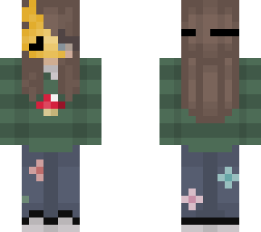 aesthetic girl with mask cracked