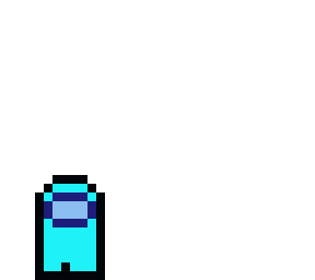 among us cyan <3