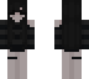 black hair stripey v2