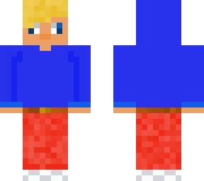 blond boy with blue hoodie