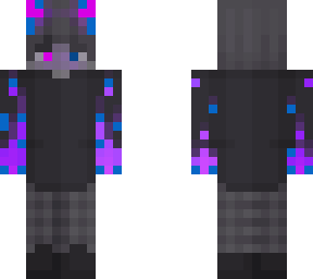 blue and purp demon