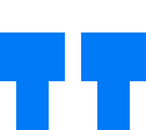 blue bed