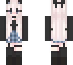 blue catgirl