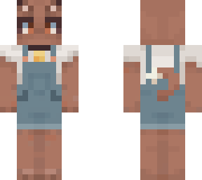 brown cat overalls