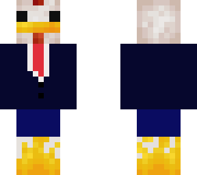 chicken in suit