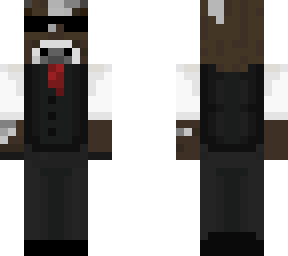 cow in toggleable suit