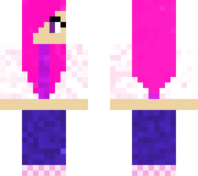 cute pink haired girl wearing pink jacket