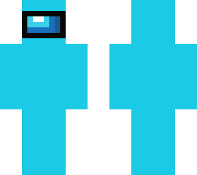 cyan among us skin
