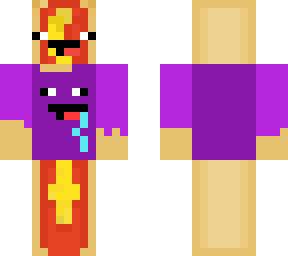 derp hot dog purple shirt