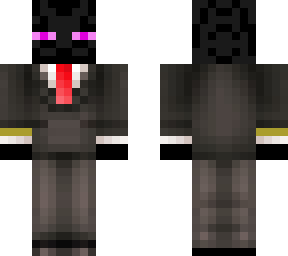 enderman in a suit with a rolex