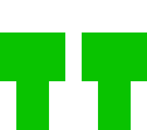 green bed