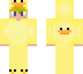 me in a duck costume