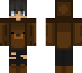 minecraft brown bear boy