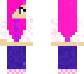 pink haired girl wearing pink jacket