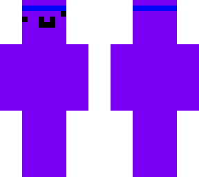 purple derp face with blue band