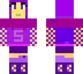 purple girl
