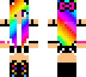 rainbow fox girl