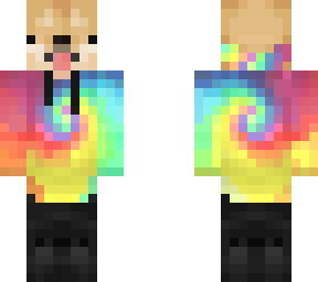 rainbow hoodie doge