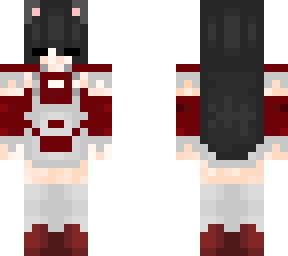 red cat maid outfit