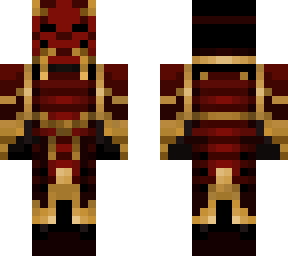 red samurai (armor is able to be taken off)