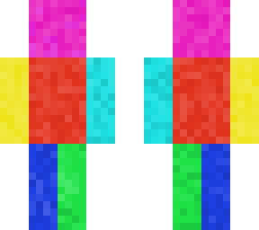 skins that make you look like a children's block set