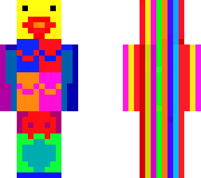 the rainbow duck