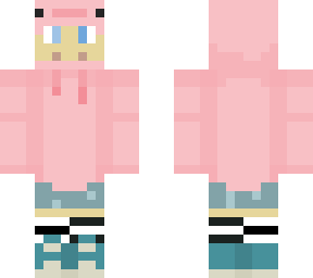 axolotl girl?? (hoodie and shoes aren't mine!)