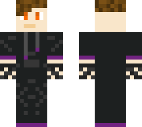black and purple guy