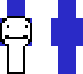 blue dream with weird smile