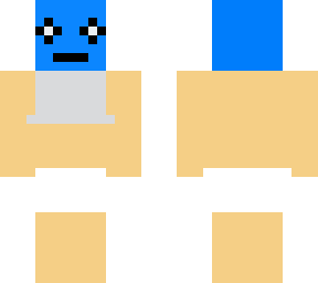 blue face baby