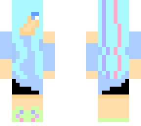 blue girl
