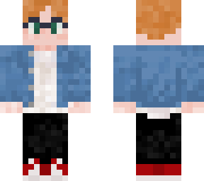 casual ginger boy