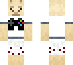 cream llama with controller shirt