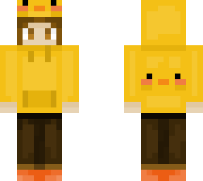 duck sweatshirt person