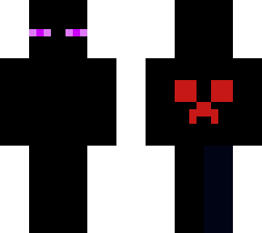 enderman with a creeper on it's back