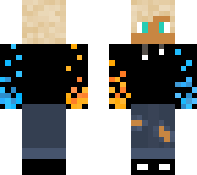 fire and ice hoddie
