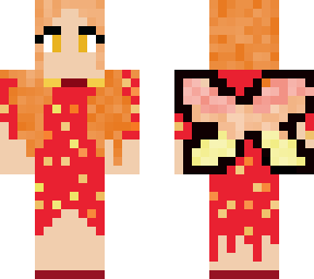 fire fairy girl
