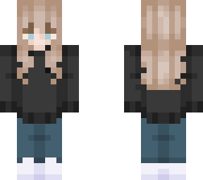 girl in black