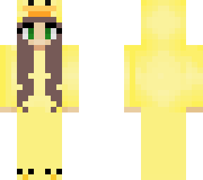 Girl in Duck Onesie Skin | Minecraft Skin