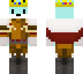 king artic fox with cape