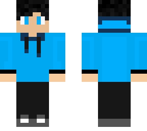 light blue hoodie boy skin fixed