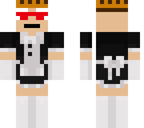 man in maid fit