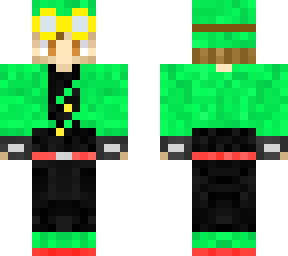 mandjtv team sky leader skin (but more green)