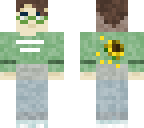 myself with glasses