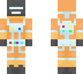 orange robot/astronaut